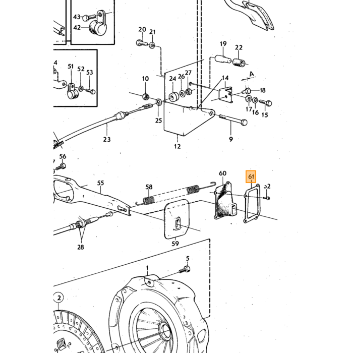 Volvo Attaching Frame Volvo piece no 381287
