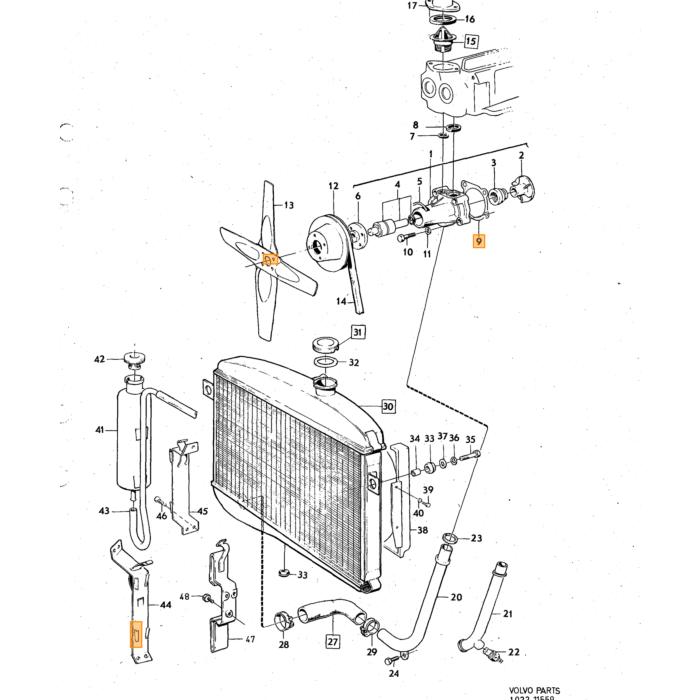 Volvo Joint (1378890) Volvo piece no 418333