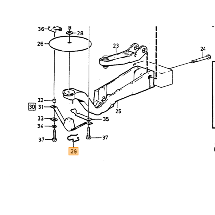 Volvo SU HS6 et caoutchouc carburateur HIF de bus gaz Volvo piece no 419568