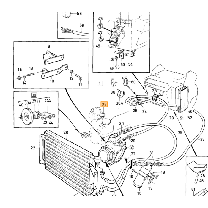 Électrovanne de climatisation 140 164 240 740 pour Volvo