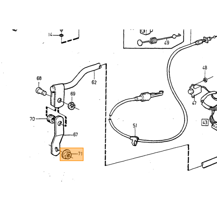 Volvo Clamp Volvo piece no 462996