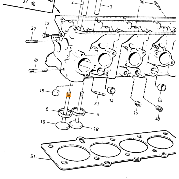 Volvo Countershaft Volvo piece no 463581