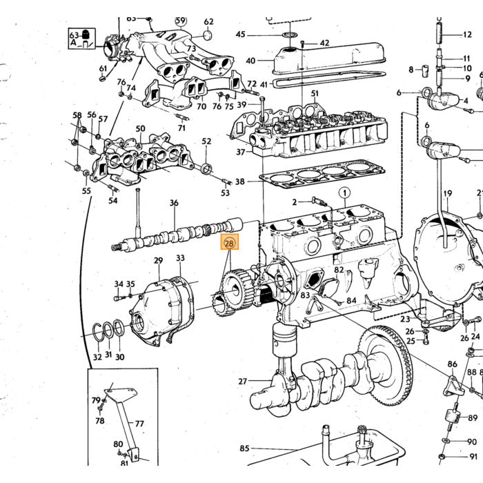 Volvo Bouchon de congélation B18+B20+B30+-B23+B19+B21 45mm ( Bloc 6 pcs. 418718 Volvo piece no 463904