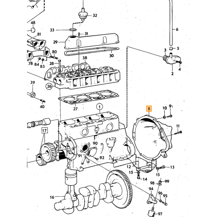 Volvo Bouchon de congélation B18+B20+B30+-B23+B19+B21 45mm ( Bloc 6 pcs. 418718 Volvo piece no 463904