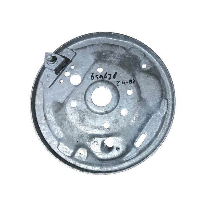 Plaque d'ancrage de frein Volvo PV côté droit arrière, numéro de pièce Volvo 659678
