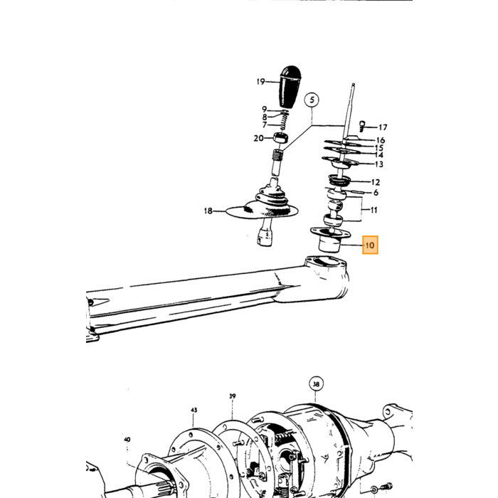 Volvo Douille de bobine d'allumage en acier inoxydable avec collier - convient pour bobine universelle - Volvo piece no 662060