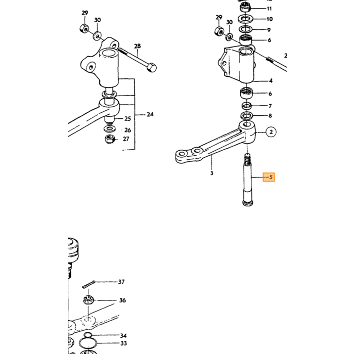 Volvo Shaft Volvo piece no 663606