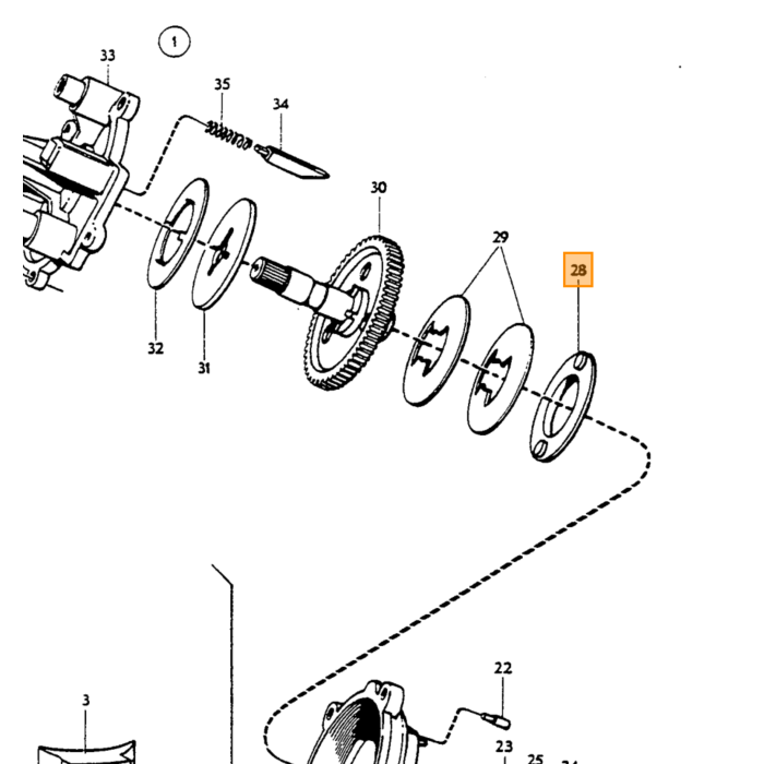 Volvo Coude de raccord pour réservoir 666977 Volvo piece no 663641