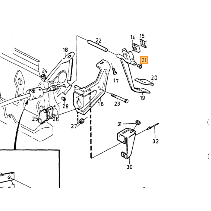 Ensemble de montage de frein à main et de girling Splitplen pour Volvo 140 164 240 260 740 760 780 940 s90 V90 V70 V70XC