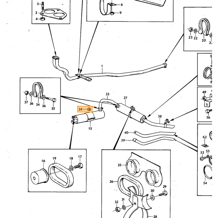 Volvo Gasket Volvo piece no 671822