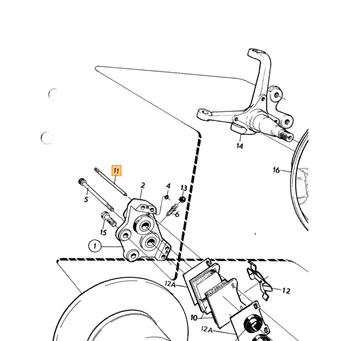 Volvo Disques de frein ( rotor ) pare-poussière 140+164 avant droit ( 675360 ) pour Volvo Volvo piece no 675360