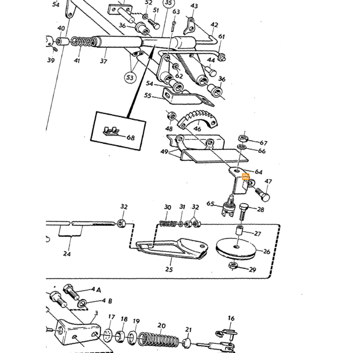 Volvo Brake Shoe Volvo piece no 677530