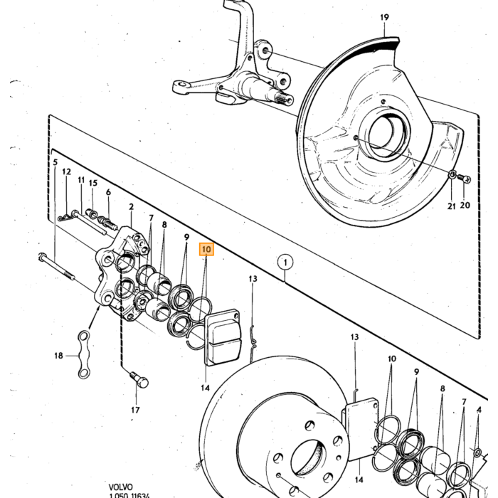 Volvo Retaining Ring Volvo piece no 678144