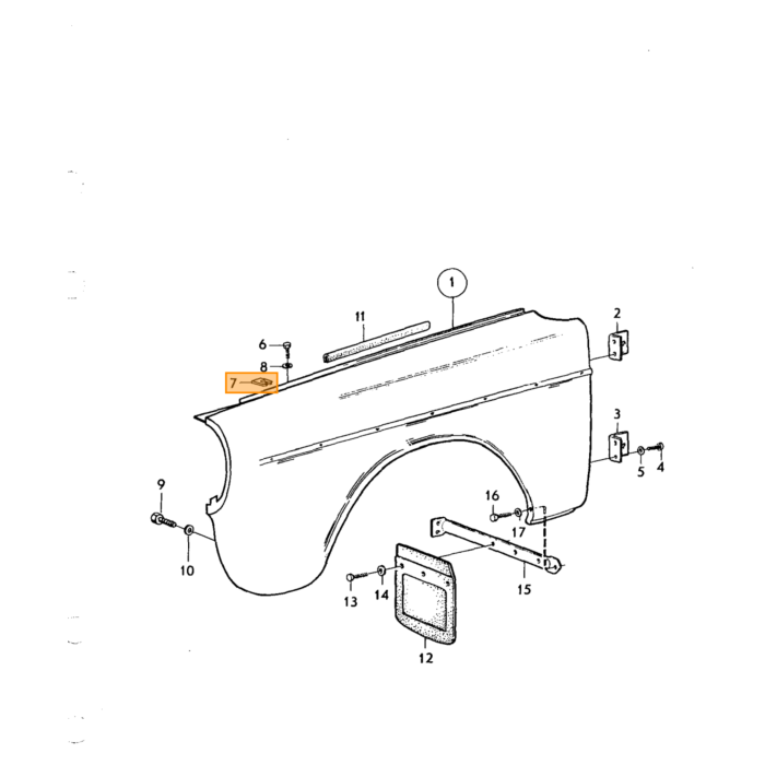 Ensemble de capuchons en plastique Volvo pour le devant gauche + droit SET incl 680479 pièce Volvo nr 680478