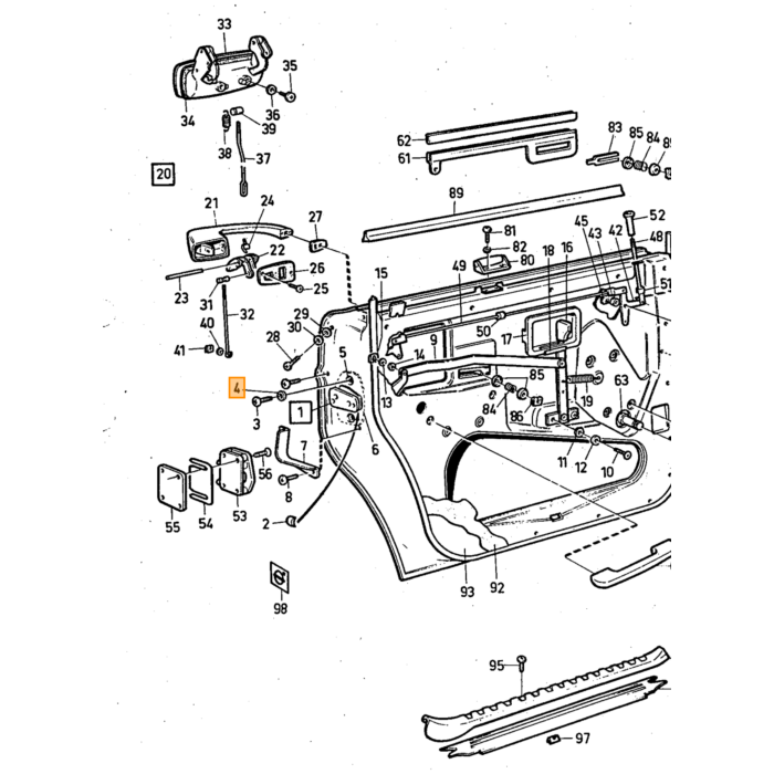 Volvo Pin Volvo piece no 684425