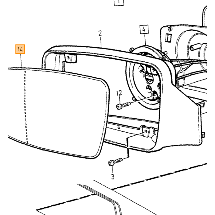 Volvo Sealing Strip Volvo piece no 6846641