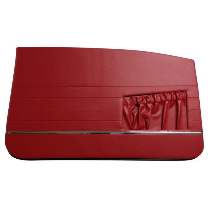 Volvo Garniture Amazon 2 portes panneau de porte gauche rouge 1962-1963 409-236 Volvo piece no 690883