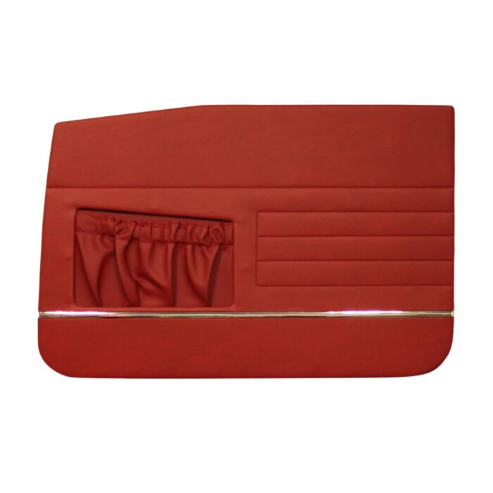 Volvo Sellerie Amazon 4 portes panneau de porte avant droite rouge (1963-1964) Volvo piece no 691219