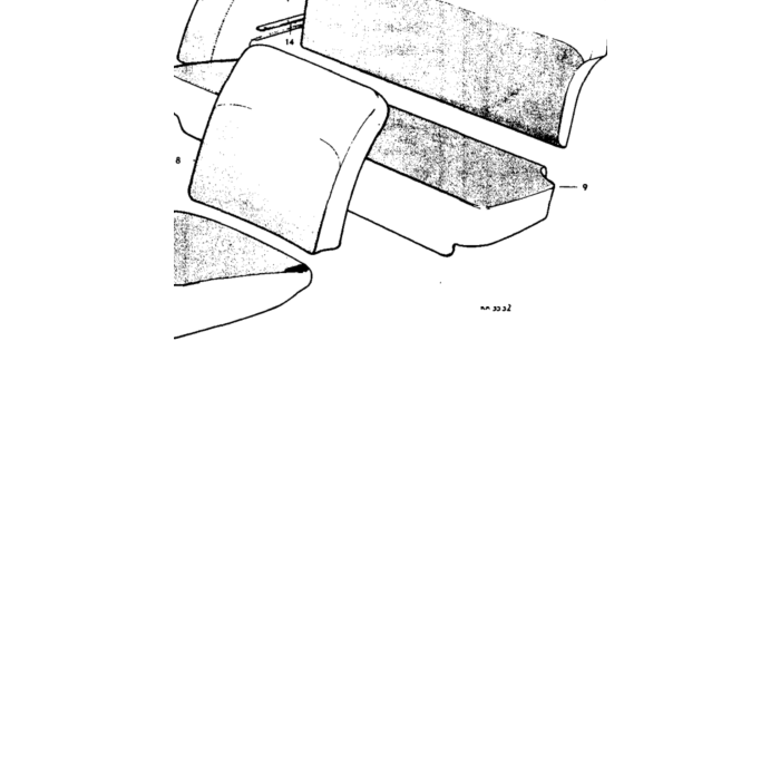 Volvo Garniture panneau de porte Duett gris Droit 223-241 226-243 ch 76250+ voir 691994 Volvo piece no 691995