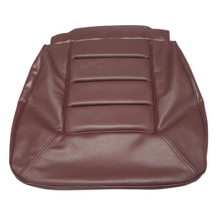 Bekleding 164 rood maroon leer voorstoel cover zitting+rug  915-688 SET incl 693586