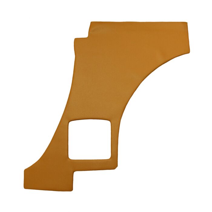 Volvo Garniture P1800ES panneau latéral arrière droit en métal brun doré 446-819 Volvo piece no 695894