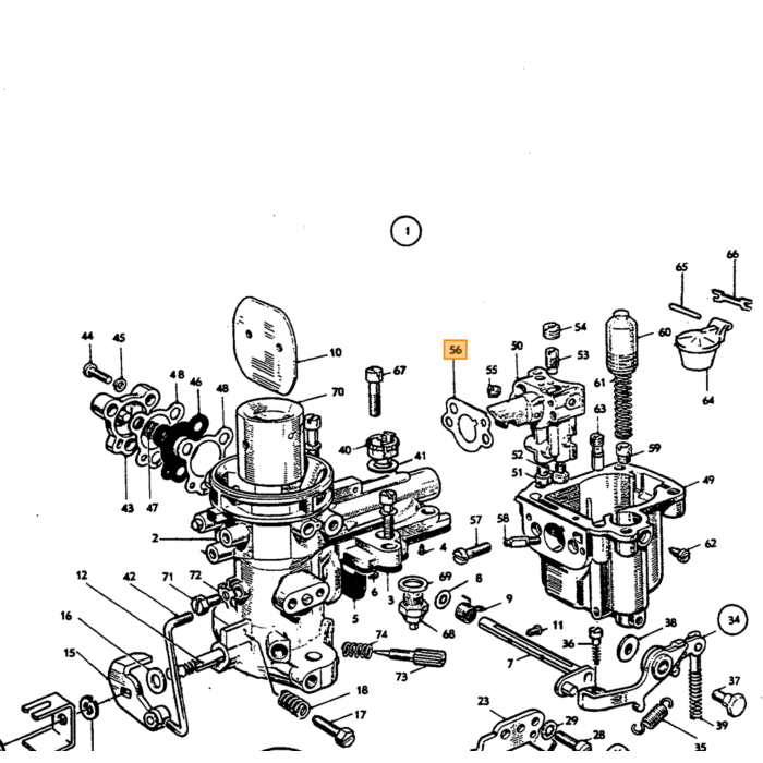 Volvo Gasket Volvo piece no 71917