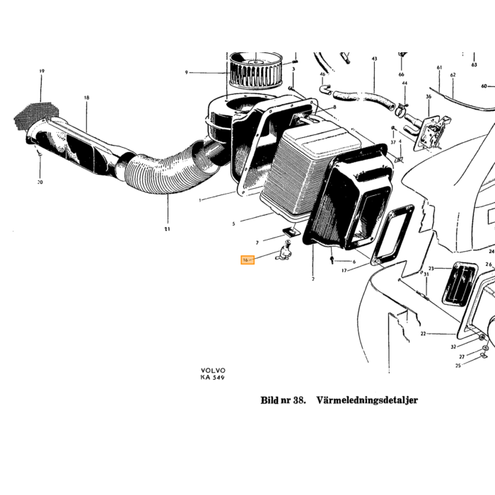 Volvo Soupape de vidange moteur B16+B18+B20+B30+B21+B23+B230 (191698)(82744) Volvo piece no 82745