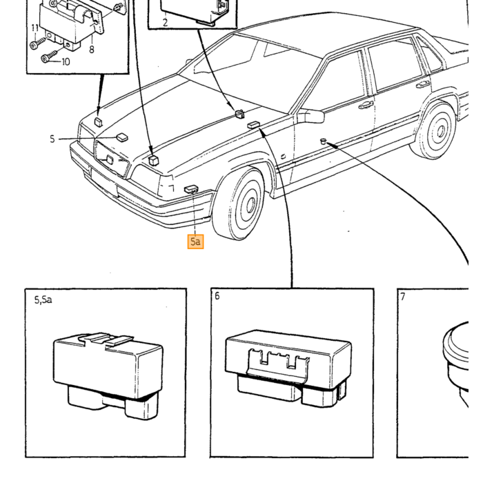 Faisceau de câbles Volvo, pièce Volvo numéro 9124629