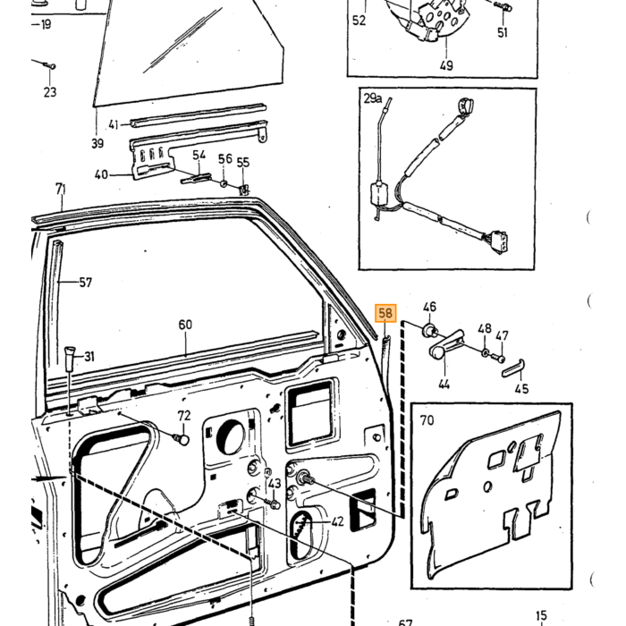 Liens de bande Volvo 240 260 262 plus disponible, pièce Volvo nr 9131574