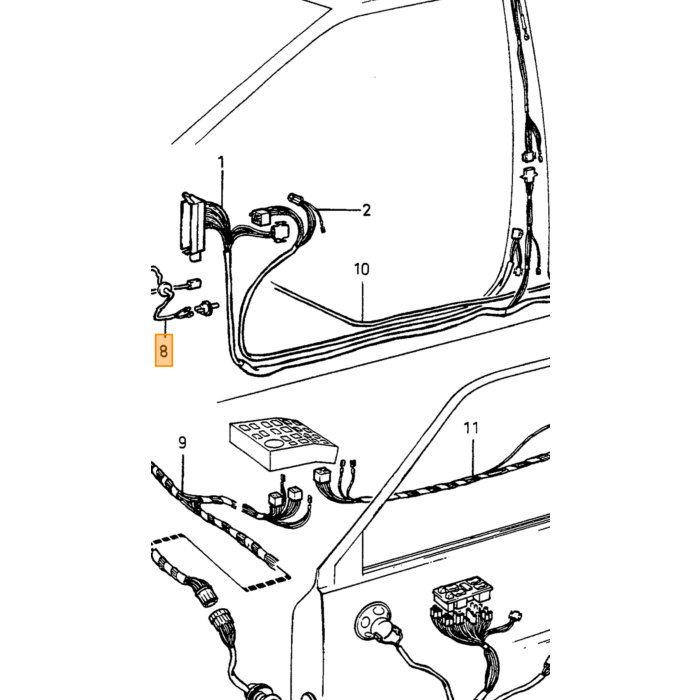 Faisceau de câbles Volvo, pièce Volvo n° 9139724