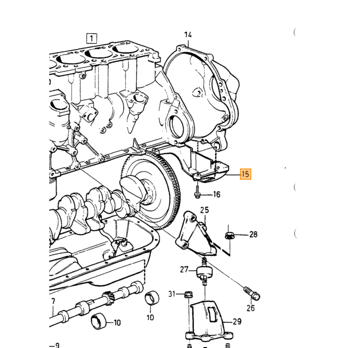 Pièce Volvo Support Volvo numéro de pièce 9146354