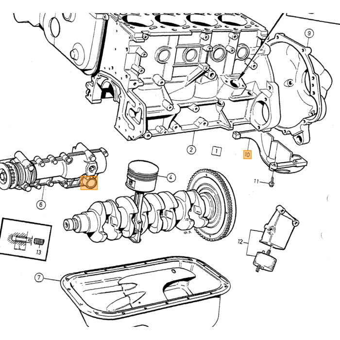 Pièce Volvo Support Volvo numéro de pièce 9146354