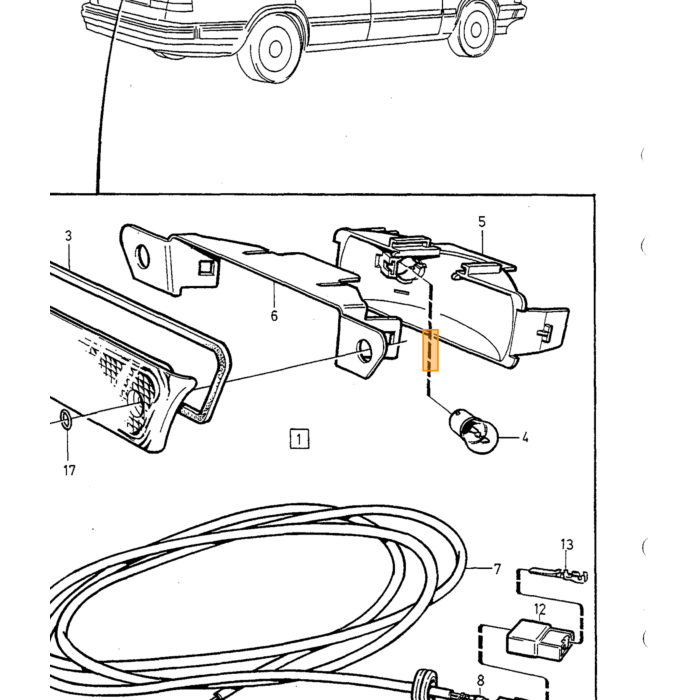 Faisceau de câbles Volvo, pièce Volvo n° 9166319