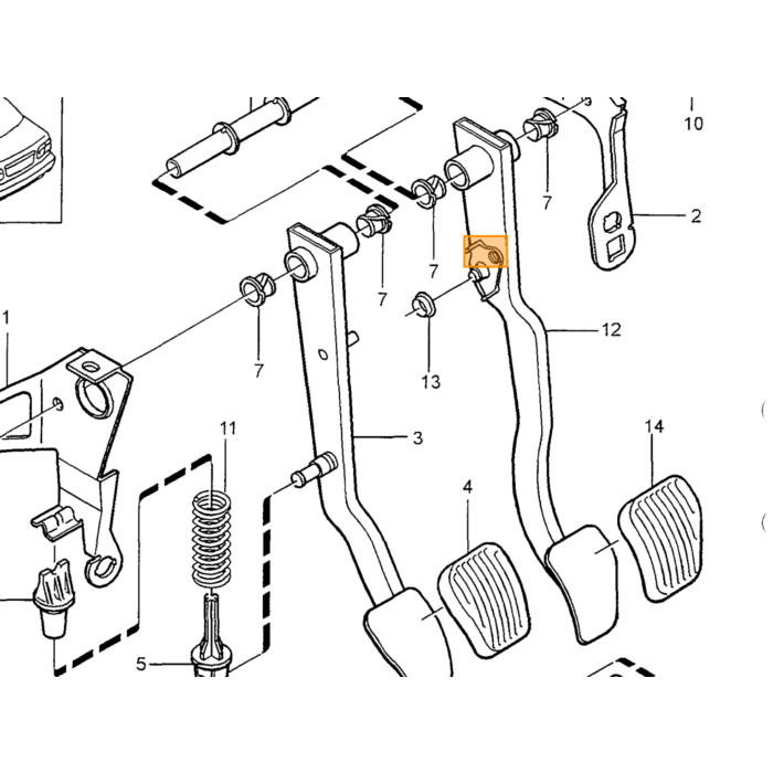 Volvo Capteur de pression Maître-cylindre de frein ABS Volvo V70 S70 850 C70 OEM ref 9173210 9173212 9173312 Volvo piece no 9173210