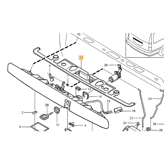 Faisceau de câbles Volvo, pièce Volvo n° 9187708
