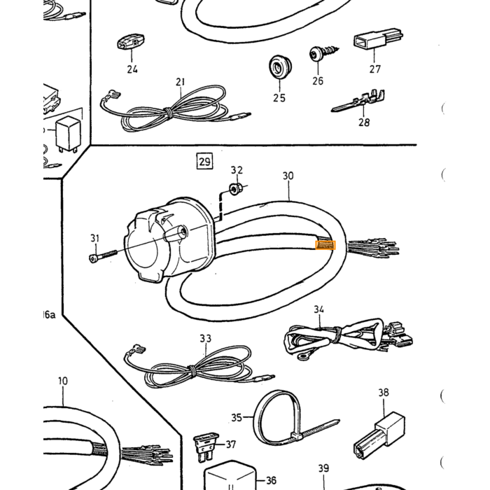 Produit Volvo - Faisceau de câbles Volvo, numéro de pièce 9192150