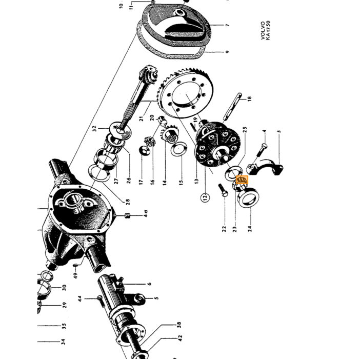 Produit Volvo, goujon Volvo, référence de pièce Volvo nr 924307