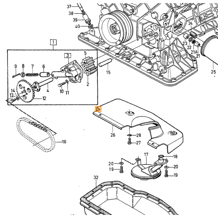 Volvo Joint (anneau caoutchouc) radiateur d'huile B23+B200+B230 et D24TIC B19/21/23 200/230 ET/FT avec turbo 2 requis Volvo piece no 925093