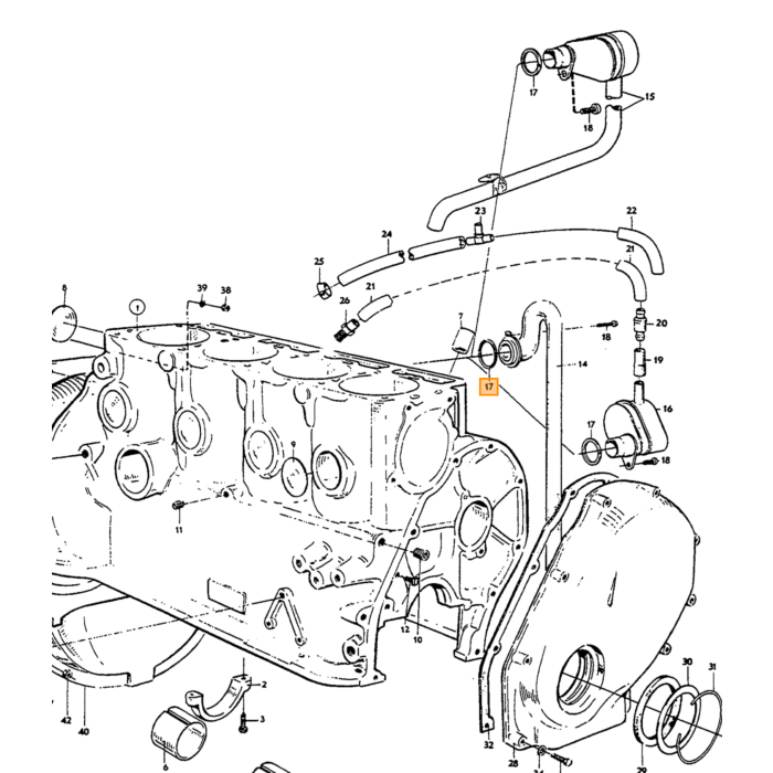 Volvo Boulon UNC 1/4 x 3/4 couvercle distr 34mm B18 B20 B30 Volvo piece no 940158