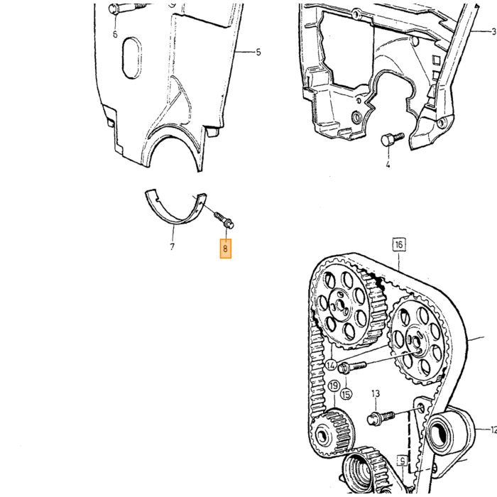 Anneau de retenue Volvo 1/4 pouce div numéro de pièce Volvo 941906