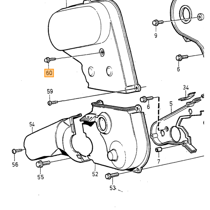 Vis de bride Volvo, pièce Volvo n° 946934