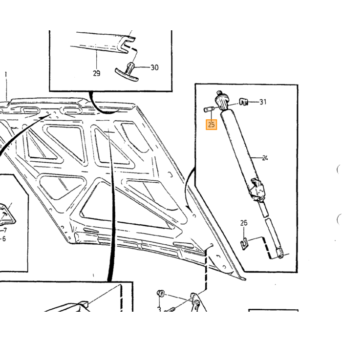 Anneau de Retenue Volvo Boulon, Pièce Volvo numéro 949469