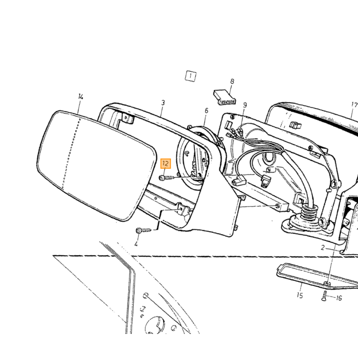 Vis à croix Volvo, pièce Volvo n° 949863