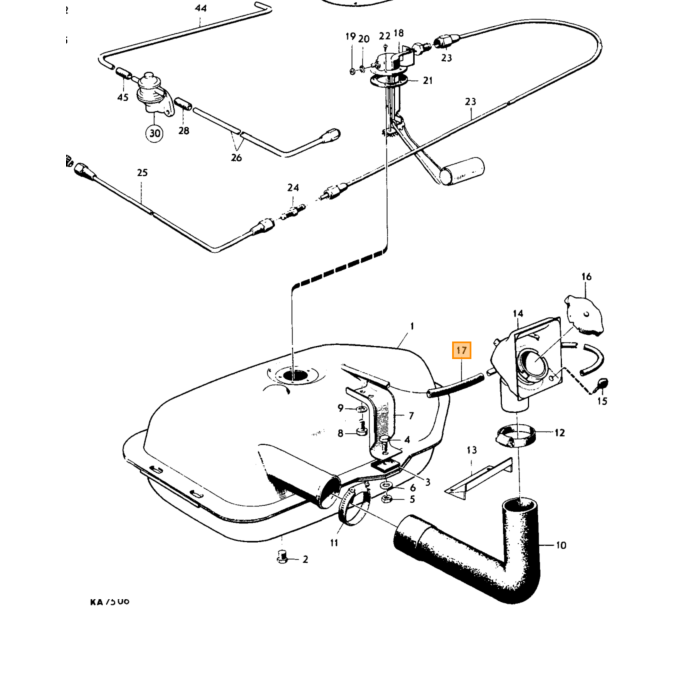 Volvo Visser le mamelon de starter SU etc div Volvo piece no 950003