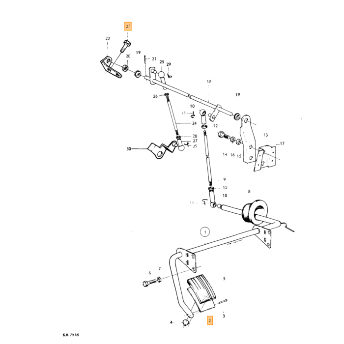 Pièce Volvo vis Volvo numéro de pièce 950019