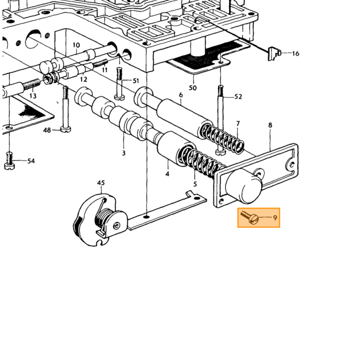 Pièce Volvo vis Volvo numéro de pièce 950022