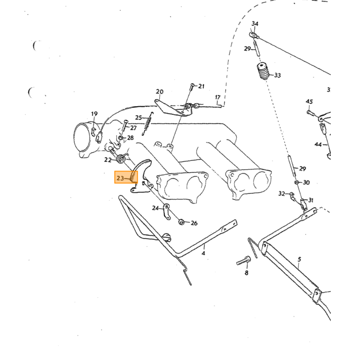 Nom du produit : Vis Volvo de type Saab universel ClassicVolvo universel Classic, pièce Volvo n° 950023 pour Volvo.