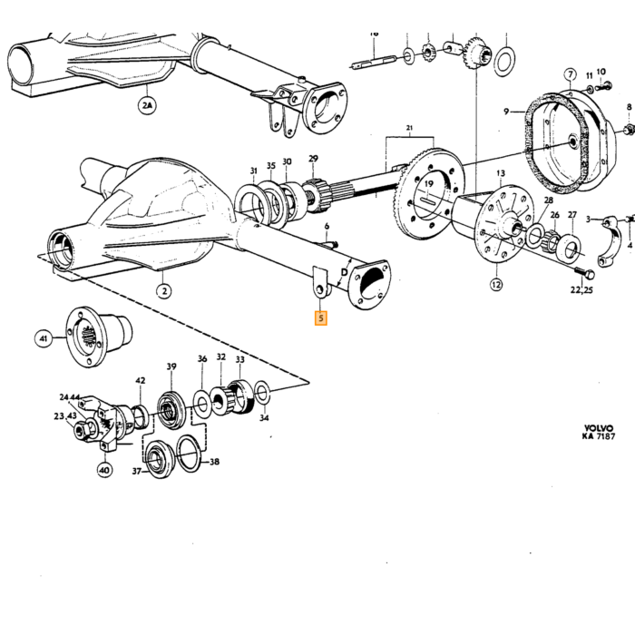 Ensemble de écrous Volvo pour essieu arrière 140 145 1/2UNC nylock pour entre autres 955570 bras de suspension inférieur, amortisseur inférieur et barre Panhard, numéro de pièce Volvo 950356set