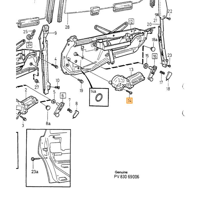 Pièce Volvo E-Cirklem numéro de pièce Volvo 951670