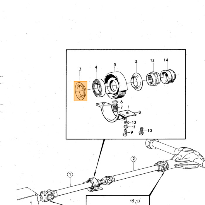 Nippel de conduite d'essence-réservoir d'essence Volvo PV544+Amazon+P1800, pièce Volvo n° 954329